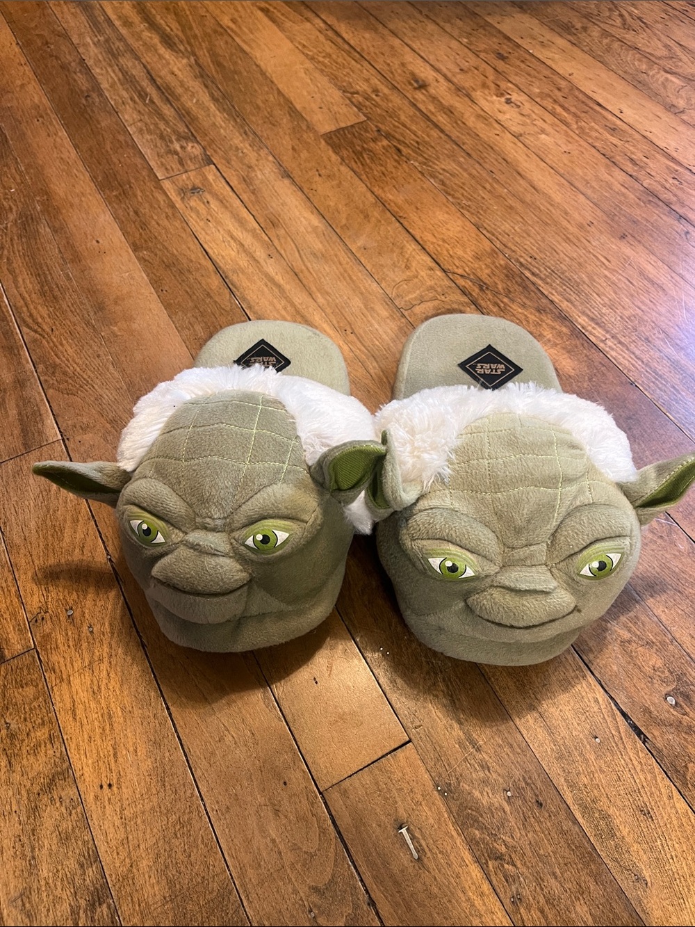 Star Wars Yoda Plush Slippers - Green